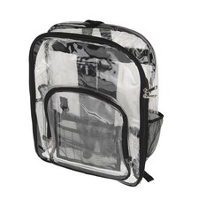 Clear Backpack Heavy Duty PVC Transparent Backpack See Through Backpack HE
