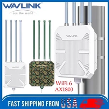 WAVLINK AX1800 Outdoor WiFi6 Extender Dual Band Router Wireless Access Point NEW