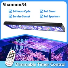 PopBloom S54 Led Aquarium Light Saltwater Light for Marine Reef Coral Fish Tank