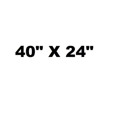 Blank Magnet Sheet Roll (Choose Size) Printable White Vinyl Flexible 0.30Mil