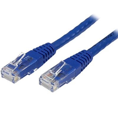 STARTECH.COM C6PATCH8BL 8FT CAT6 ETHERNET CABLE BLUE CAT 6 POE