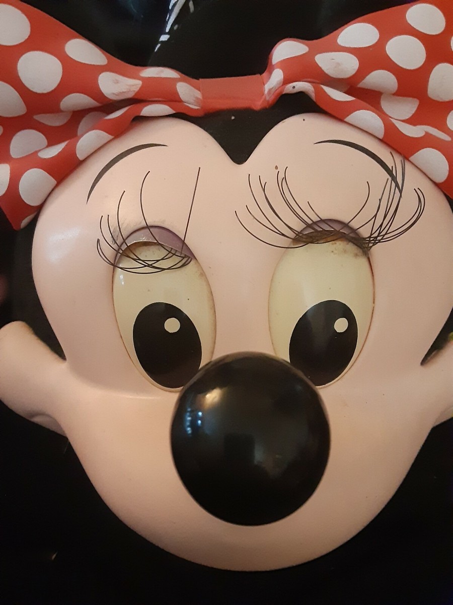 VTG Minnie Mouse Adjustable Hat 3D Ears / 3D Molded Face Disney World Snapback VTG Minnie Mouse Adjustable Hat 3D Ears / 3D Molded Face  main image 4