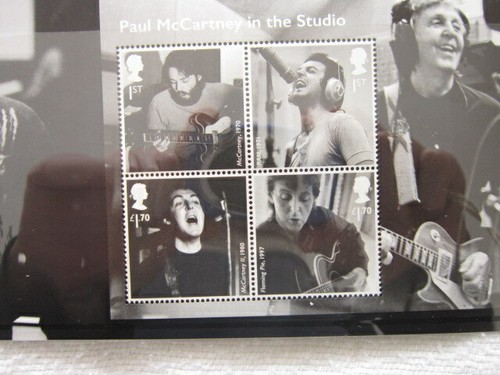 PAUL McCARTNEY GB 2021 PRESENTATION PACK No 601 MINT STAMP SET+ MS SHEET - Picture 6 of 6