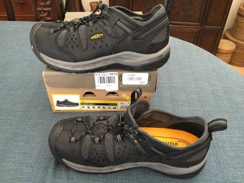 KEEN Men’s Atlanta Cool II Utility • 1023216 Steel Toe • Black • Sz 11 EE • NIB - Picture 11 of 11