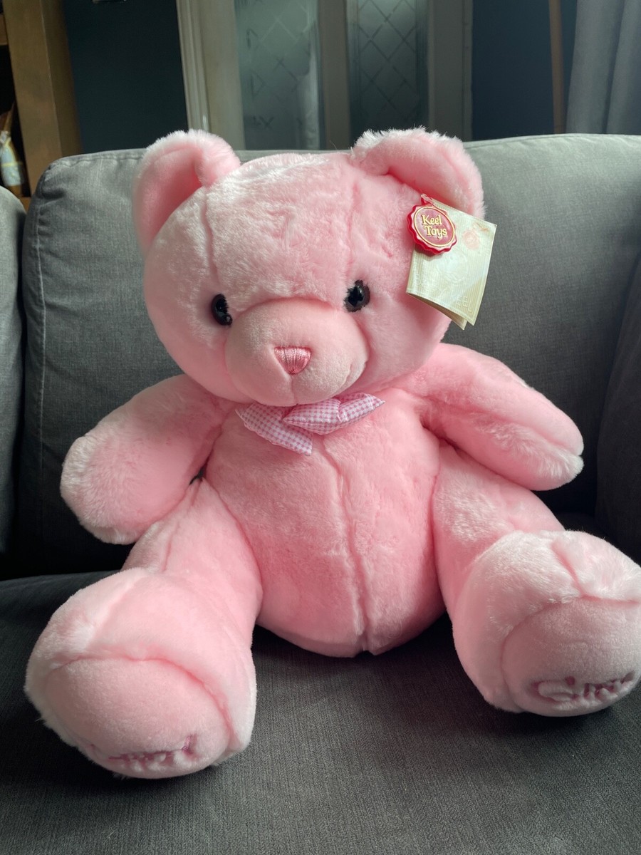 Pink Teddy Bears Best Teddy For Newborn Pink Baby Girls Large