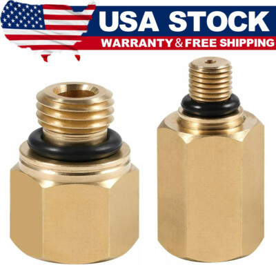 #ad 6.0L High Pressure Oil System Fuel Rail Adapters ICP Leak Air Test Tool For Ford $9.75