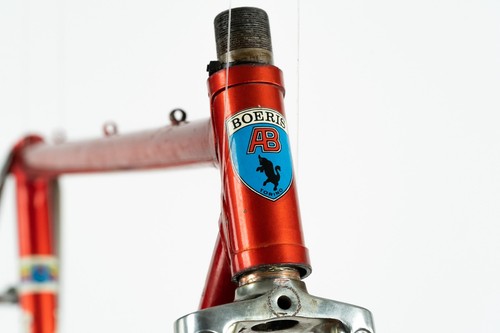BOERIS COLUMBUS STEEL FRAME SET VINTAGE 70S ROAD BIKE RACING BICYCLE OLD LUGS - Picture 18 of 24