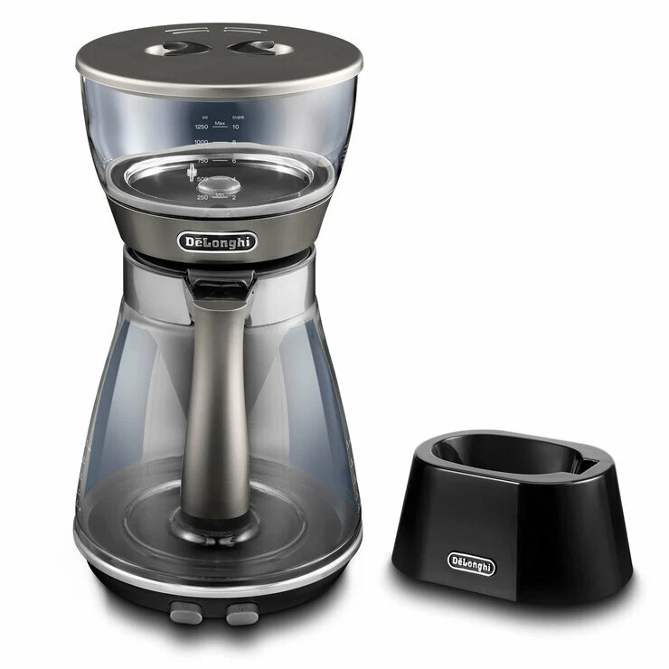 Frustrating Geometry grade De'Longhi Clessidra Glass Filter Coffee Machine ICM17210 in Silver | eBay Frustrating Geometry grade De'Longhi Clessidra Glass Filter Coffee Machine ICM17210 in Silver | eBay
