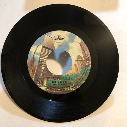 AZUL Y NEGRO -ME ESTOY VOLVIENDO LOCO- 1984 RARE MEXICAN 7¨ SINGLE, PAPER SLEEVE - Imagen 4 de 4