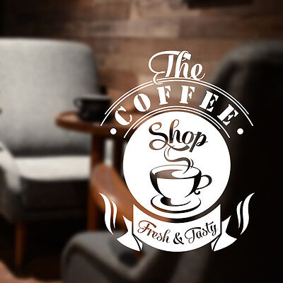 Creative Coffee Mug Cup Wall Stickers for Cafe Coffee Shop Creative Coffee Mug Cup Wall Stickers for Cafe Coffee Shop
