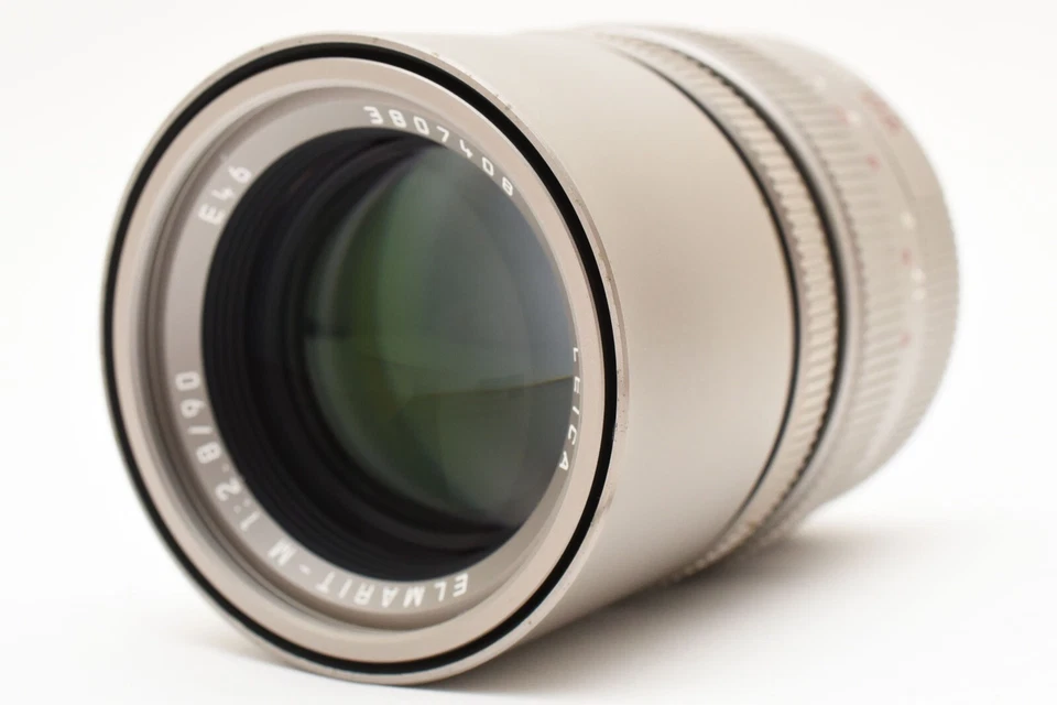 RARO [Casi SIN USAR en CAJA] LEICA ELMARIT-M 90mm f2.8 E46 11899 Lente Titan JAPÓN Foto 3 de 4