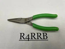 Snap-On Tools USA NEW GREEN Soft Grip 6" Talon Grip Needle Nose Pliers 95ACFG