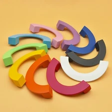 MFYS Colorful Cabinet Pulls Drawer Pulls Kitchen Knob Dresser Pull Kids Handles