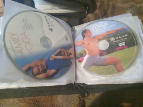 40 Disc DVD Storage Binder FULL: 24 Excersize Pilate Yoga, 12 Kid, 4 Chic Flix. - Picture 3 of 12