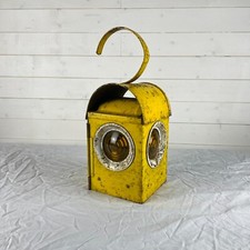 Vintage Steel Road Lamp with Original Burner