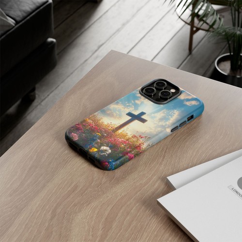 For iPhone | Samsung Galaxy | Pixel Phone Case - Cross Wildflower Sunrise - 第 68/256 張圖片