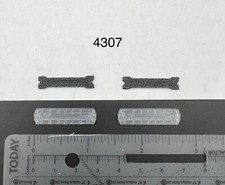 2 Pack 1/43 O Scale SUV Length Code 3 X2100 Lightbar Greenlight Police Fire