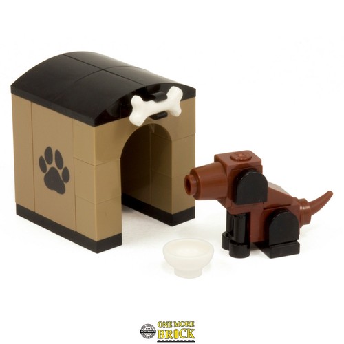 Dog & Dog House Kennel | Kit Made With Real LEGO - Picture 3 of 3