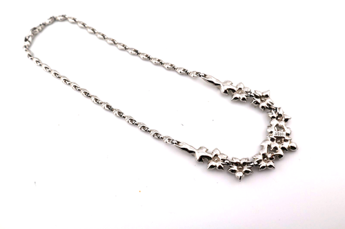 Vintage Retro 1950-60s BOGOFF Clear Rhinestones Choker/Necklace, Prom, Pageant - Picture 7 of 9