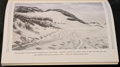 VTG 1950s Large Souvenir Book "Quaint Cape Cod" Massachusetts History - Picture 9 of 11