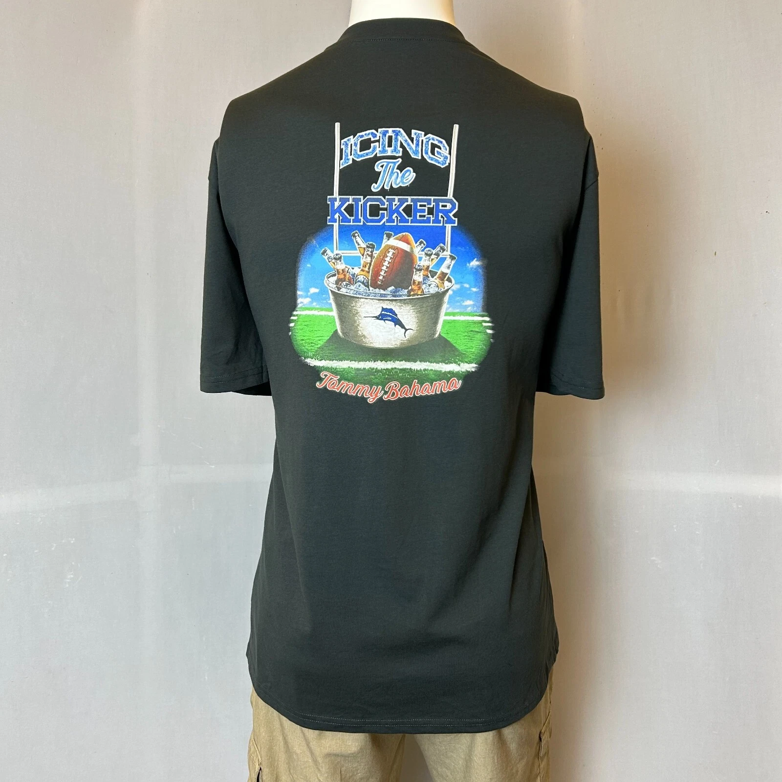 Tommy Bahama Shirt Mens Large Extra Large 2XL 3XL Short Sleeve Football Beer
Opens in a new window o