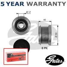 Alternator Pulley Gates Fits 911 Boxster 718 Boxster Cayman Ducato Daily