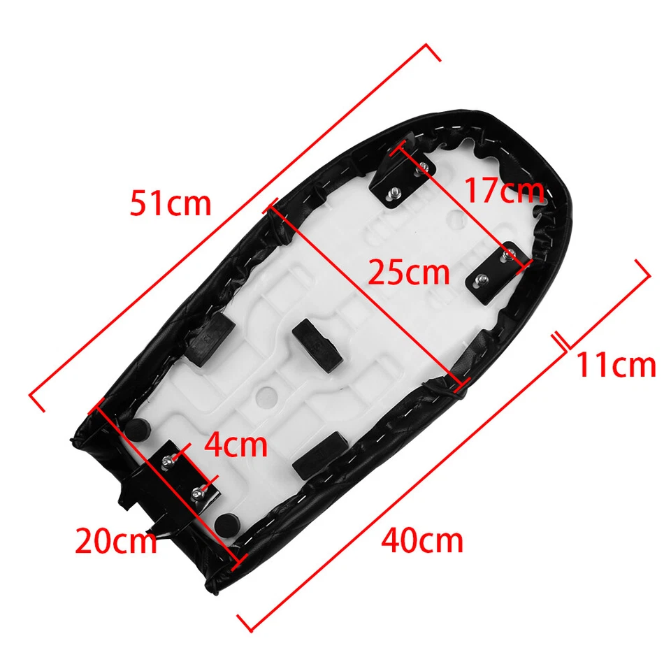 Motocicleta Vintage Café Racer Flat Brat Para SUZUKI GN125 GN250 GN400 GR650 TU250 Foto 4 de 4