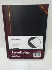 Adams Record Ledger ARB810R15, 150 Pages, Hard cover, New/Sealed, SHIPS FREE