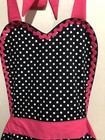 Bib Apron Flirty Fun Polka Dot Hostess Cook Waitress Server New — photo 2