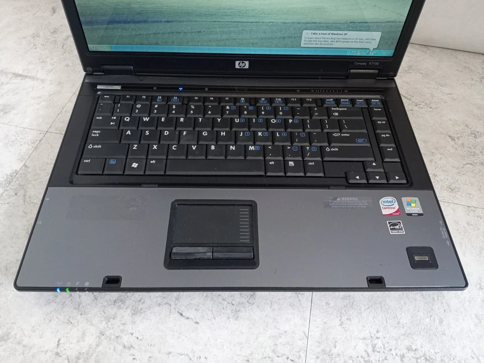 HP Compaq 6710b 15.4" Laptop Intel Core 2 Duo 2GB RAM 320GB HDD XP *READ* -RR - Image 2 of 4