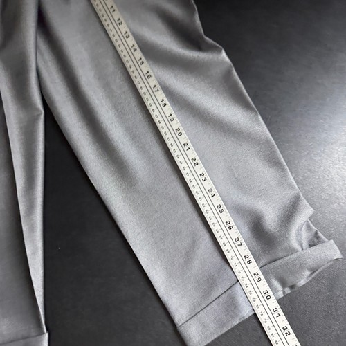Sean John Men's 42L Gray Shiny Three-Piece Suit 33W Pants Solid - Picture 7 of 15