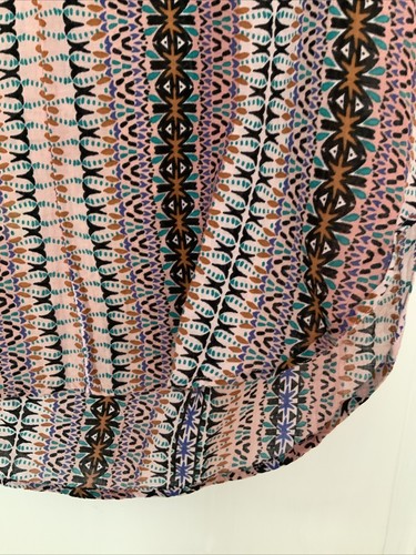 Xirena Cap Sleeve Print Top Small - Picture 5 of 12