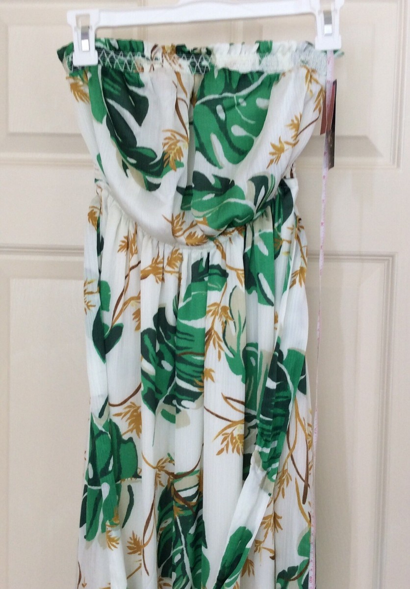 即発! サイズ2 The Webster at Target Palm Print Maxi Dress The Webster Miami At Target Palm Print Maxi Dress (size: XS