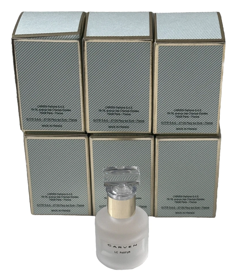 Carven Le Parfum Mujer 6 x 0.16oz EDP Splash Leer Anuncio Nuevo en Caja Mini 6 Piezas Foto 2 de 4