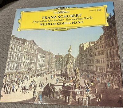 Schubert's Ausgewahlte Klavierstucke & Selected Piano Works--Wilhelm Kempff, LP