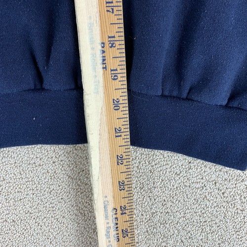Vintage GUESS Classic Pullover Sweatshirt Youth Boys L Blue Knit Long Sleeve - Picture 9 of 11
