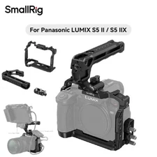 SmallRig Top Handle Cable Clamp Cage Kit for Panasonic LUMIX G9 II S5 II S5 IIX