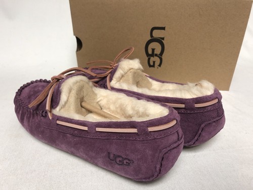 UGG Australia DAKOTA Mystic Purple SHEEPSKIN MOCCASIN SLIPPERS 5612 Women's - 第 8/12 張圖片