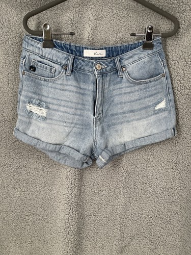 kancan shorts, Blue Distressed Size 