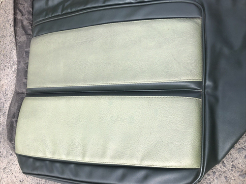 1968 GTX SPORT SATELLITE CONVERTIBLE UPPER LOWER REAR UPHOLSTERY COVER GREEN 433 - Picture 13 of 17