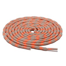 1Pair Wave Gray Orange Hiking Work Boot Shoe Laces for 5 6 7 8 eyelets Stay Tied