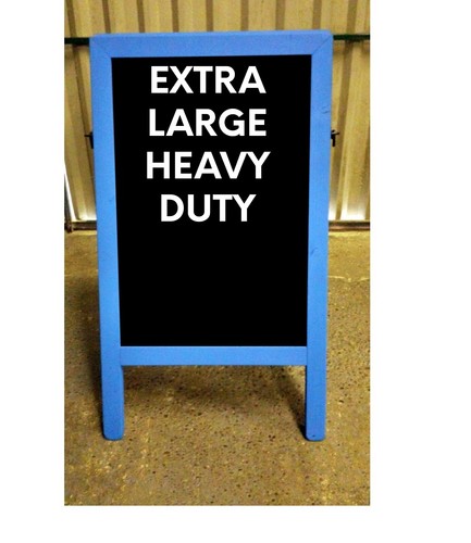 CHALKBOARD - PAVEMENT BOARD - BLACKBOARD - SIGN 120cm x 72cm - 18kgs BLUE - Picture 12 of 20