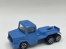 Majorette Camion Magirus Bleu 1/100 Métal Véhicule Miniature Made in France