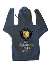 Disney Tower of Terror Zip Hoodie Sweatshirt Adult S Hollywood Tower Hotel