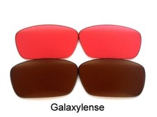 Galaxy Prizm Replacement Lenses For Oakley Fuel Cell Brown/Ruby Color