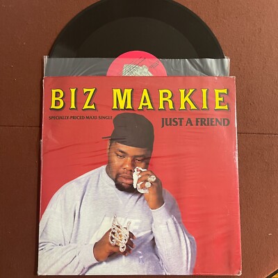 BIZ MARKIE - Just A Friend - 1989 vinyl 12''  Original Cold Chillin USA