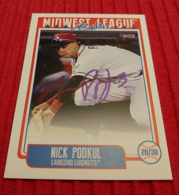 Nick Podkul 2019 Lansing Lugnuts Midwest League All Star