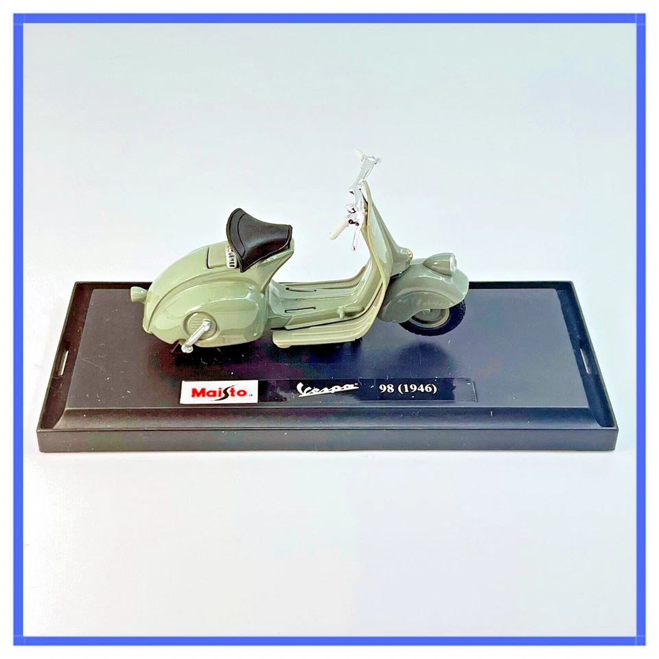 vespa modellino Maisto 1/18 die cast Modellini moto 1946 modellismo statico - Immagine 3 di 4