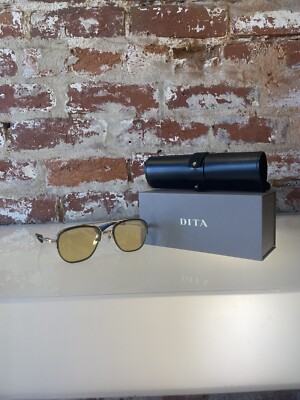 DITA Rikton Type 402 Sunglasses - Yellow /Gold - Discontinued, Rare