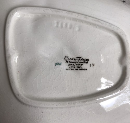 Carlton Ware convolvulus Dish 22cm - Picture 6 of 6